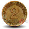 2 пфеннига 1971 года - ФРГ - Дуб - D
