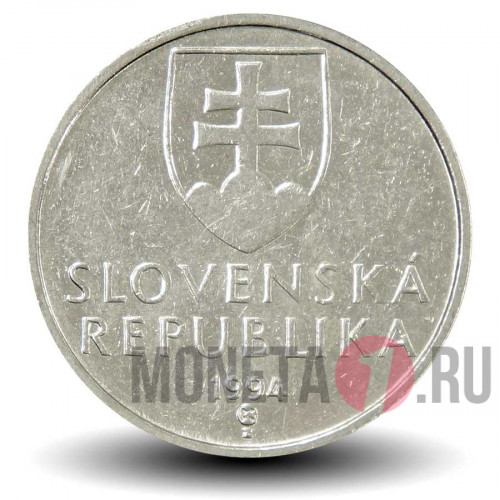 5 крон 1994 года - Словакия - Кельтская монета Биатек