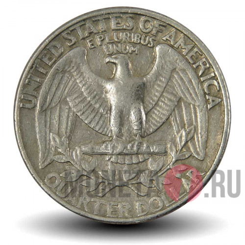25 центов 1986 года - США - Джордж Вашингтон - P