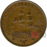 1/2d half penny - 1943 - South Africa