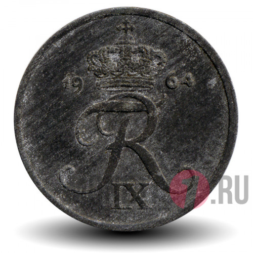 1 ore 1964 года - Дания - Фредерик IX