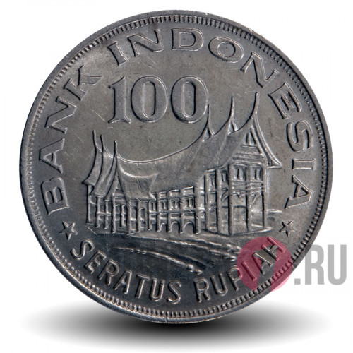 100 рупий - Процветание лесного хозяйства - 1978 год - Индонезия