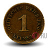 1 пфенниг 1900 года - Германская Империя - Вильгельм II - A