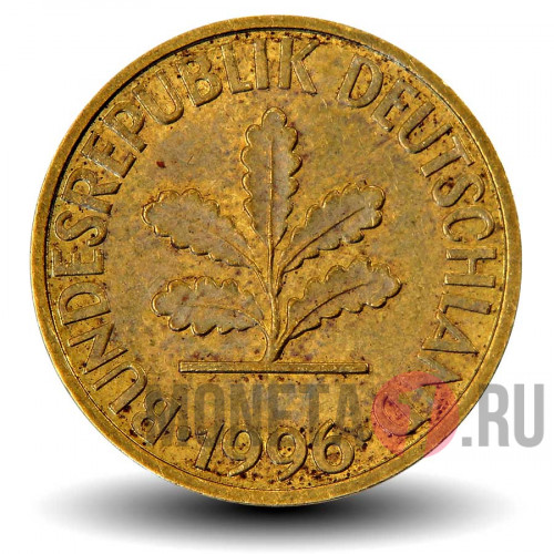 10 пфеннигов 1996 года - ФРГ - J