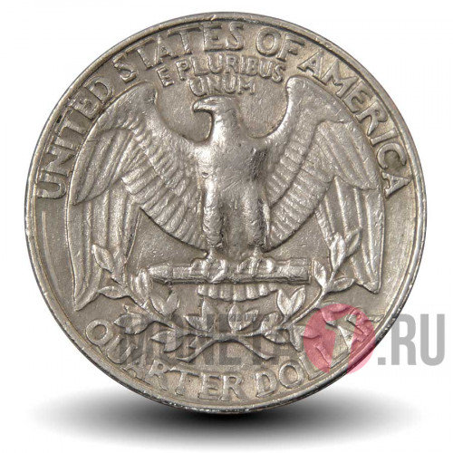 25 центов 1985 года - США - Джордж Вашингтон - D