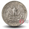 25 центов 1985 года - США - Джордж Вашингтон - D