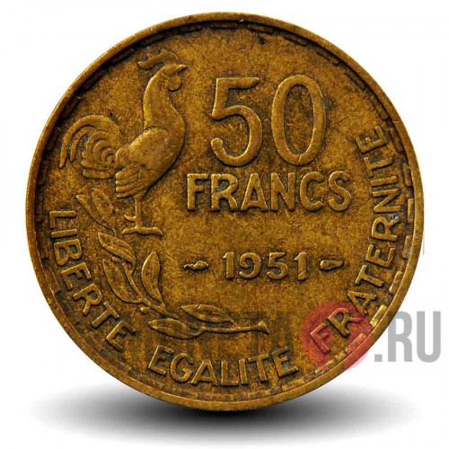 50 франков 1951 года - Франция