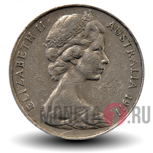 20 центов 1977 года - Австралия - Утконос