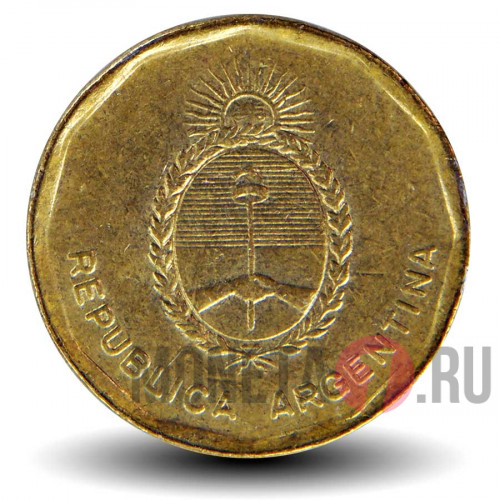 10 сентаво 1986 года - Аргентина
