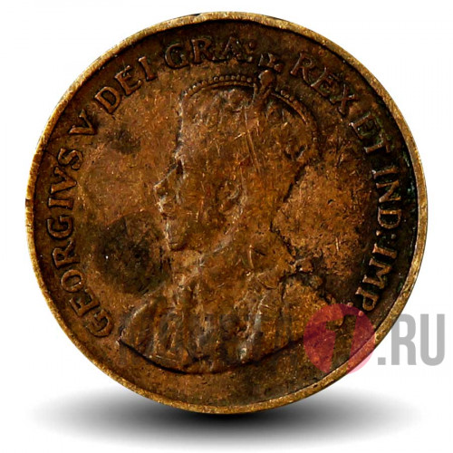 1 цент 1920 года - Канада - George V