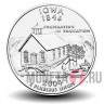 Quarter США 2004 год - Айова - D