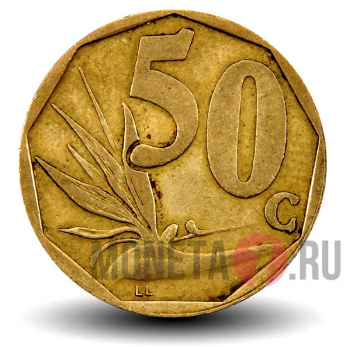 50 центов 1999 года - ЮАР - Цветок Райская птица