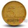 5 форинтов 1994 года - Венгрия - Белая цапля