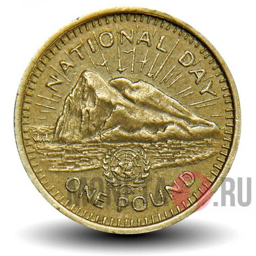 1 фунт 1995 года - Гибралтар - Национальный день