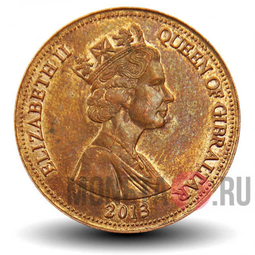 2 пенса 2013 года - Операция "Факел" - Гибралтар