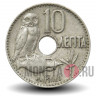 10 лепт 1912 года - Сова - Греция