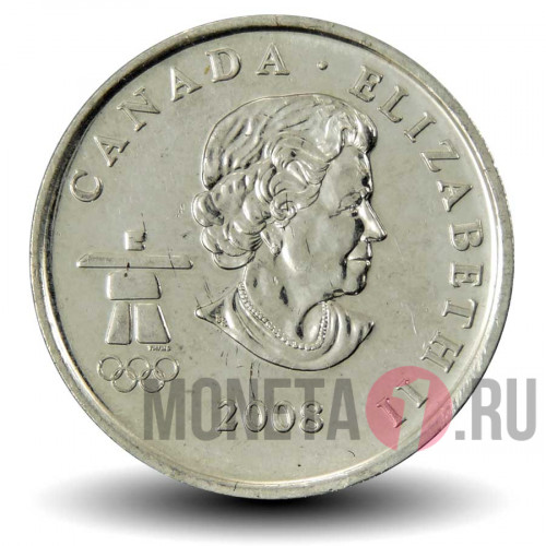 25 центов 2008 года - Фристайл - Олимпиада в Ванкувере - Канада