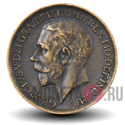 Фартинг 1911 год - Великобритания