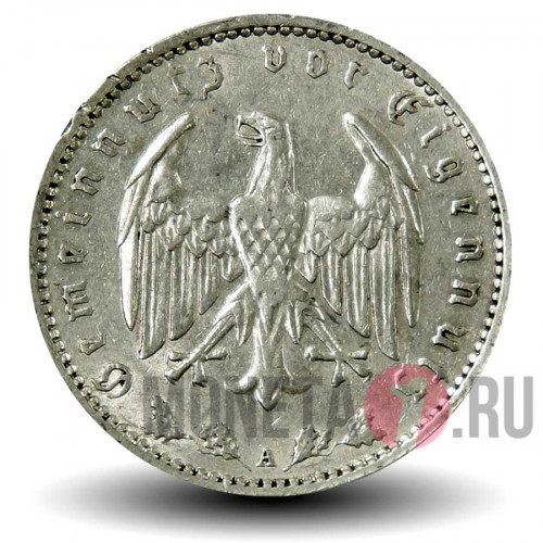 1 рейхсмарка 1936 года - Третий Рейх - А