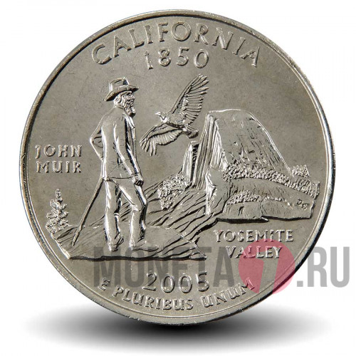 Quarter США 2005 год - Калифорния - D