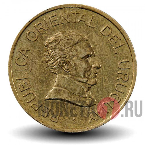 5 песо 2008 год - Уругвай