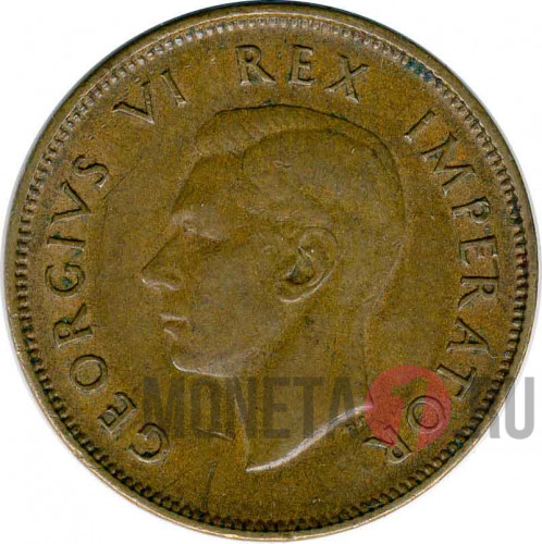 1/2d half penny - 1942 - South Africa