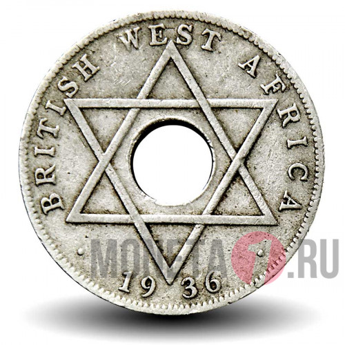 1/2 пенни 1936 года - Британская Западная Африка - Edward VIII