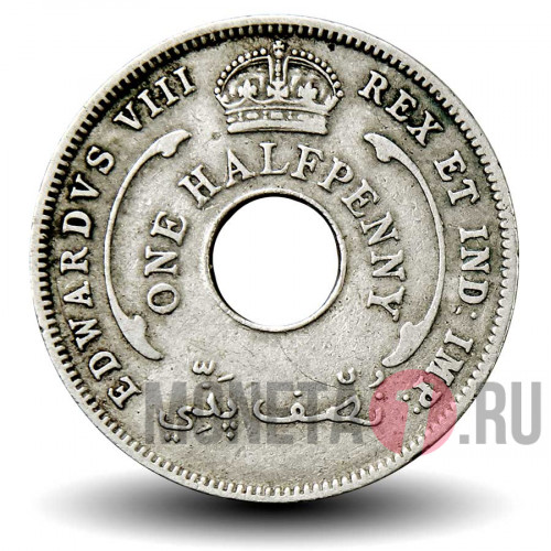 1/2 пенни 1936 года - Британская Западная Африка - Edward VIII