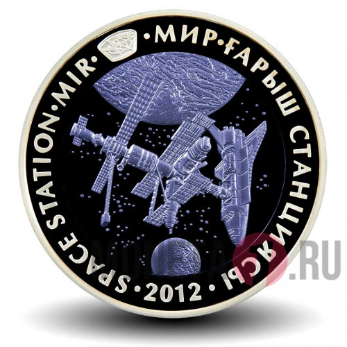 500 тенге 2012 года - Космическая станция Мир - Казахстан