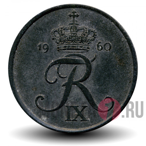 5 ore 1960 года - Фредерик IX - Дания