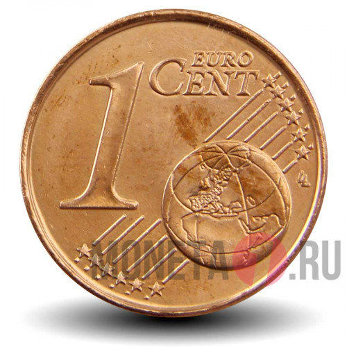 1 евроцент 2015 года - Кипр - Дикие овцы