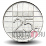 25 центов 2000 года - Нидерланды - Беатрикс