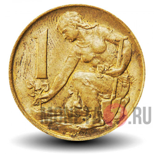 1 крона 1982 года - Чехословакия