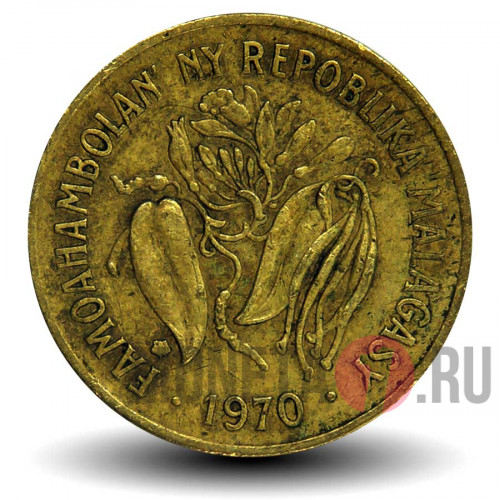 10 франков 1970 года - ФАО - Мадагаскар - Ваниль