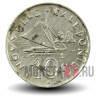 10 франков 1977 год - Новая Каледония - Парусник