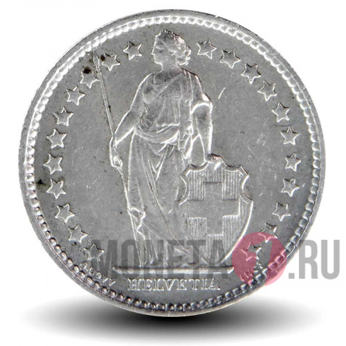 1/2 франка 1962 года - Швейцария