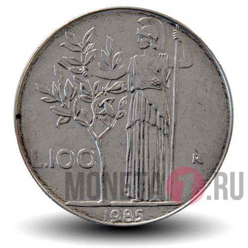 100 лир 1985 года - Италия - Минерва