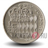 1/2 франка 1977 года - Монако - Ренье III