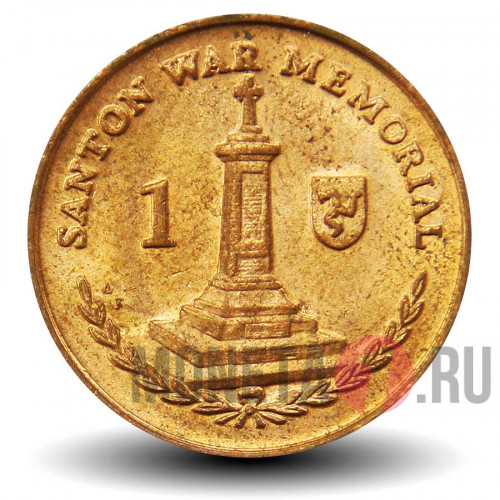 1 пенни 2016 года - Остров Мэн - АB