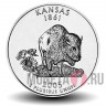 Quarter США 2005 год - Канзас - D
