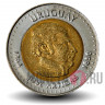 10 песо 2000 год - Уругвай - Хосе Хервасио Артигас (со звездами)