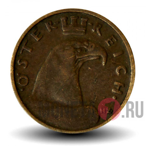 1 грош 1925 года - Австрия - Орел