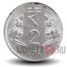 2 рупии 2012 года - Индия - Цветы лотоса - "°" - Noida