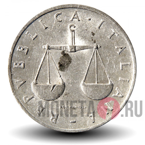 1 лира 1954 года - Италия