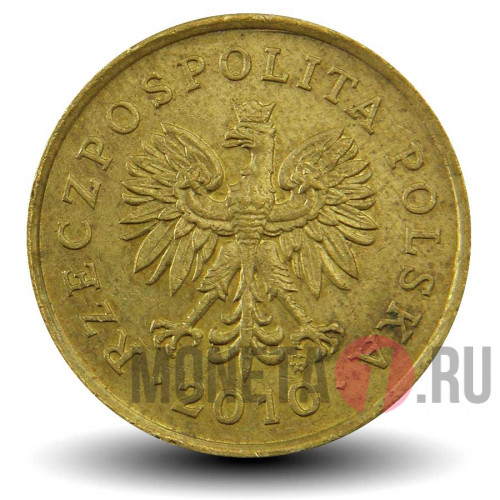 5 грошей 2010 года - Польша