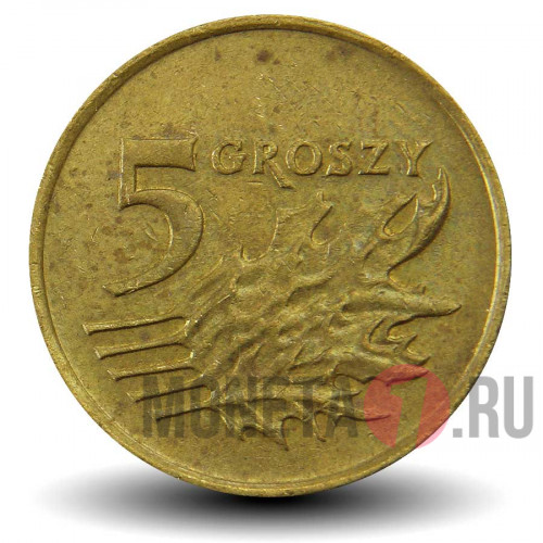 5 грошей 2010 года - Польша