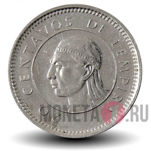 20 сентаво 1996 года - Гондурас - Вождь Лемпира