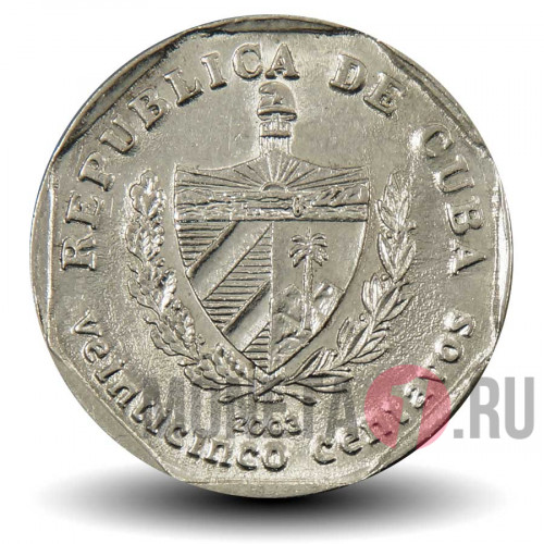25 сентаво 2003 года - Куба - Церковь св. Франциска