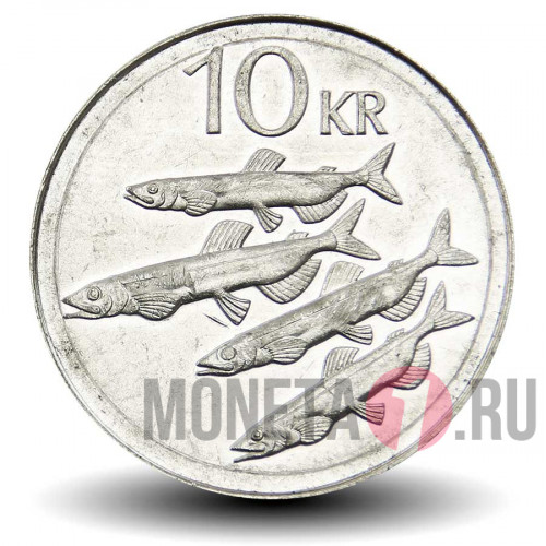 10 крон 2005 года - Исландия - Мойва