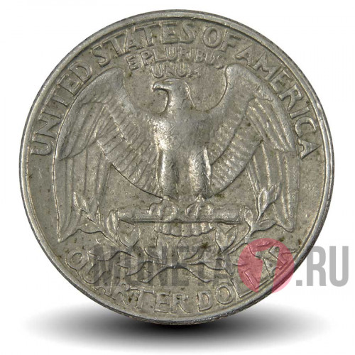 25 центов 1981 года - США - Джордж Вашингтон - D